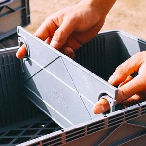 튼튼한 내구성을 갖춘 견고한 박스 크레이트 적재 가능한 플라스틱 물류 크레이트 유로 보관함 유로 표준 운송용 플라스틱 물류 박스 | 중량물 적재용 적재 가능한 견고한 크레이트 0