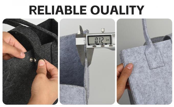 맞춤형 펠트 토트백 대용량 휴대용 친환경 쇼핑 풀백 선물 쇼핑백 맞춤형 로고 대용량 수납 토트백 여성 싱글 야외 숄더 핸드백 여성 펠트 쇼핑 0