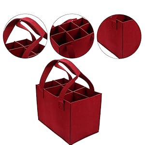 Felt Tote Bag Reusable Lightly Heavy Duty Grocery Tote Bag With Handles Shopping Felt Bags For Grocery Beach Travel Factory Wholesale Heavy Duty Women's Tote Bag Reusable Grocery/Travel Felt Bags 2