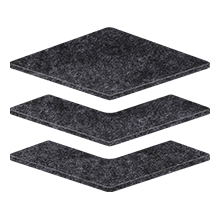 여성용 펠트 소재 경량 숄더백 도매 반달 가방 제조사 여성 클러치 여성 숄더백 맞춤 핸드백 여성 펠트 토트백 지퍼 포함 3