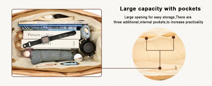 Aesthetic Large Tote Bag - Reusable Beach Tote Bag Waterproof Shoulder Bag For Women Shopping, Gym, Work, Vacation 1