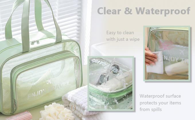 Travel Toiletry Bag For Women And Men, Beach Bag Waterproof Sandproof, Large Clear Tote For Gym Pool Beach Summer Vacation 2