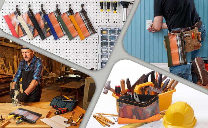 맑은 도구 가방 도구 가방 지퍼 도구 가방 무거운 직무 젤리 창문 스포츠 장비 가방,특수한 용도 가방 사용자 지정, 등낭, 냉장고 가방, 여행 가방, 듀플 가방 노트북 가방 3