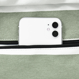 목화 가방, 캔버스 가방, 토트 가방, 야외 파란색과 흰색 줄무늬 저장 가방 흡수력 빠른 건조 휴대용 해변 가방 확장 여행 가방 2