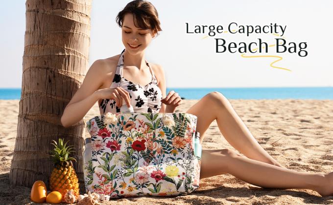 Hot Selling Multifunctional Large Capacity European And American Classic Popular Beach Bag Travel Holiday Gym Essential 1
