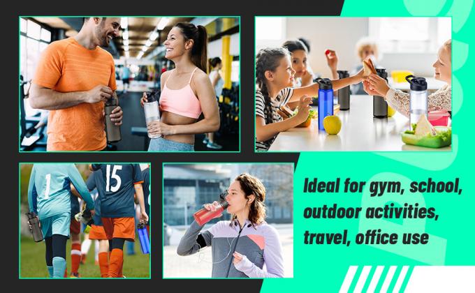 빨대 물병 물통 컵 플라스크 갤런 물병 큰 갤런 물통 보온 물병 압착 재사용 가능한 플라스틱 병 진공 물병 보온병 2