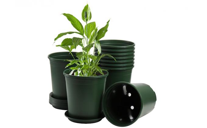Nursery Pot Plant Grow Sturdy Flower pots in Bulk Price Gallon Durable Nursery Pot Garden Flower Pots Nursery Plant Container Kit With Matching Pallets 0
