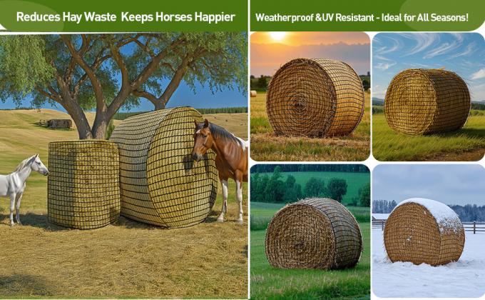 Manufacturer HDPE Pallet Balers Net Wrap For Farm Hay Silage Corn Stalk Straw Bale Agriculture Bale Net Wrap 3