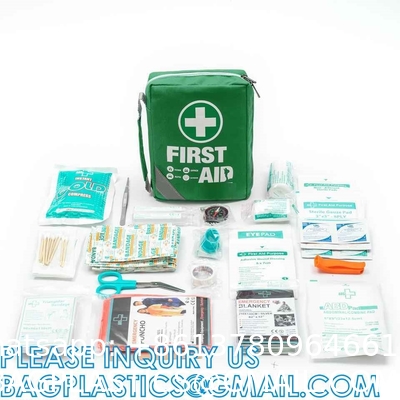 Medical Supplies Compact First Aid Bag Portable Survival Emergency Kids School Family Home First Aid Kit