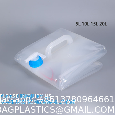5L 10L 15L 20l Foldable And Portable Outdoor Sports Camping Hiking Gallon Water Carrier Collapsible Container