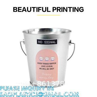 Coffee Tea Tin, Aluminum Can, POP Can, Cookie, Biscuit Candy Tin, Gift Storage Container, Popcorn Beer Bucket