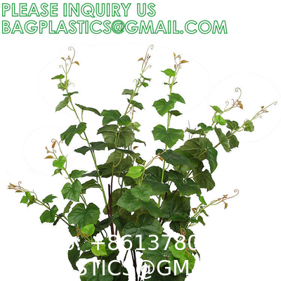 Artificial Greenery Chain Grapes Vines Leaves Foliage Simulation Fruits for Home Room Garden Wedding Garland Outside