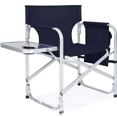 Promotional Folding Lightweight Aluminum Dining Director Chair Adjustable Outdoor Foldable Metal Director Chairs