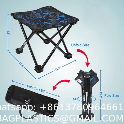 Camping Stool Portable Stool Portable Chair Mini Foldable Stool Fishing Stool for Adults Fishing Hiking Gardenin