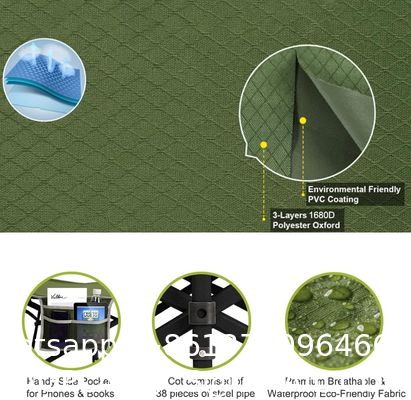 Folding Camping Cot, Portable Foldable ornaments Cot, Canvas Sleeping Bed, Outdoor Comfortable Lightweight Camp Bed