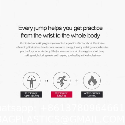Skipping Rope with Ball Bearings Rapid Speed Jump Rope Cable and 6”Memory Foam Handles Ideal for Aerobic Exercise