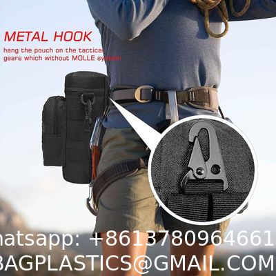 Tactical Molle Water Pouch, Tactical Bottle Holder ornaments Water Bottle Bag Hydration Carrier H20 Pouch Kettle Pouch