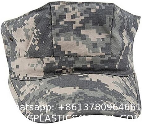 Octagonal ornaments Camouflage Cap Sun Hat ornaments Army Hat Woodland Camo Outdoor Tactical Octagonal Cap Fishing Hik