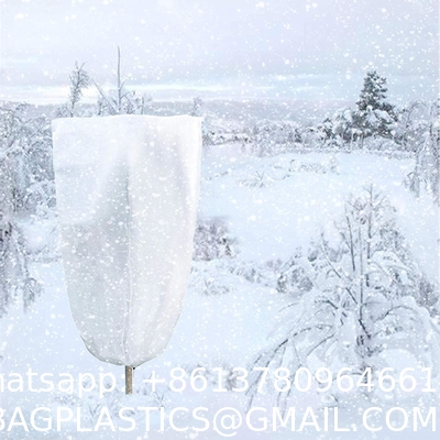 Plant Freeze Protection Covers 32 x 47 Inch Winter Shrub Cover Tree Frost Blanket Drawstring Winter Frost Prote