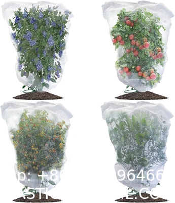 Plant Freeze Protection Covers 32 x 47 Inch Winter Shrub Cover Tree Frost Blanket Drawstring Winter Frost Prote