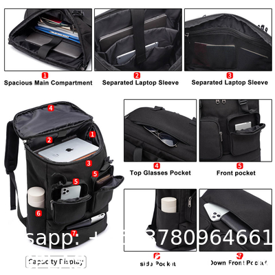 Backpack Manufacturer Laptop School Student Backpack Bags China Waterproof Polyester Travel Backpack Bag With Usb