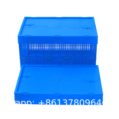 Bulk Totes Plastic Crate Reusable Collapsible Crate Plastic Container Compact When Folded Crate for Convenient Storage