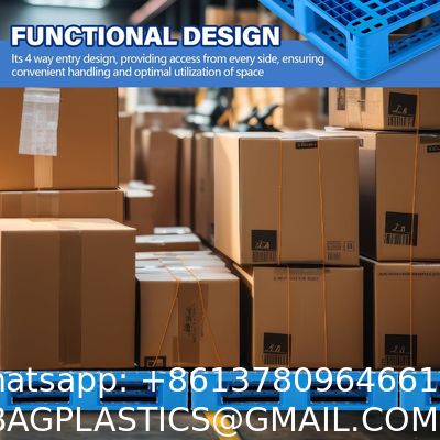 Polyethylene Pallet Breathable Grid Lightweight Storage Pad For Wet Basement Floor Storage Outside Supermarket Garage