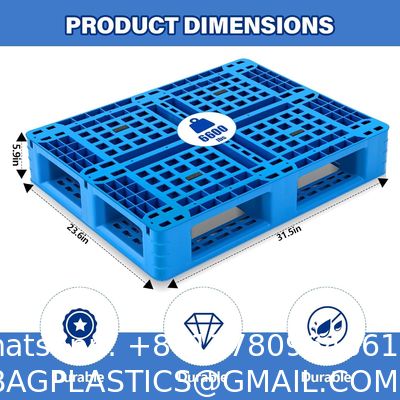 Polyethylene Pallet Breathable Grid Lightweight Storage Pad For Wet Basement Floor Storage Outside Supermarket Garage