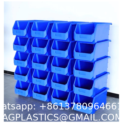 Plastic Shelf Bins, Heavy Duty Storage Bins For Garage, Closet, And Drawer Organization OEM Plastic Warehouse Stackable Storage Pick Bin For Small Accessories