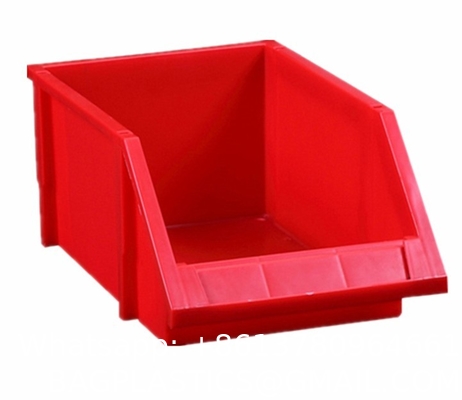 Workshop Hanging Box Plastic Container Tool Spare Parts Storage Bins Shelves Injection Stackable Rack Divisible Organizer