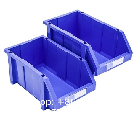 Workshop Hanging Box Plastic Container Tool Spare Parts Storage Bins Shelves Injection Stackable Rack Divisible Organizer
