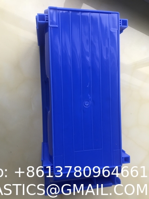 Workshop Hanging Box Plastic Container Tool Spare Parts Storage Bins Shelves Injection Stackable Rack Divisible Organizer