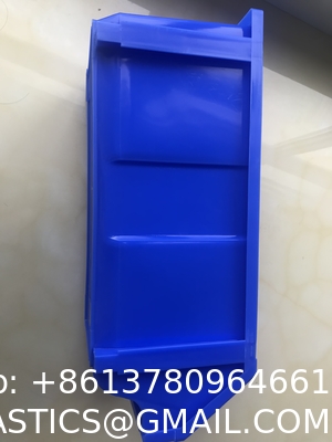 Workshop Hanging Box Plastic Container Tool Spare Parts Storage Bins Shelves Injection Stackable Rack Divisible Organizer