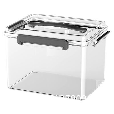 Household Multifunction Large Stackable Clothes Clear Transparent PP Container Box Plastic Storage Boxes Bins With Lid Wheels