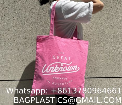 Customised Reusable Shopping Cotton Tote Bag Personalised Blank Canvas Bag Large Capacity Sturdy Durable Shopping Bag