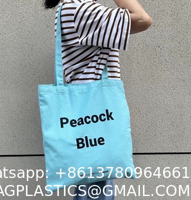 Promotional Personalized Eco-Friendly Cotton Canvas Tote Bags With Rope Handles Custom Printed Sublimation Blanks Fashion Style For Wholesale