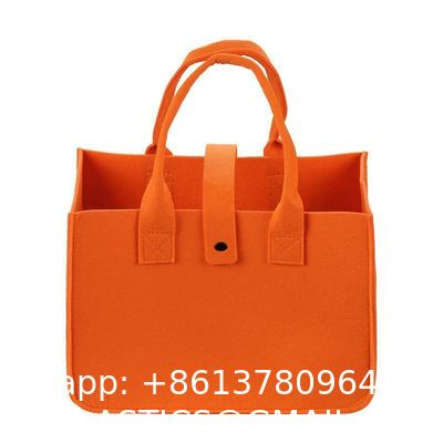 Logo DIY Personalized Grocery Bag Wholesale Shopping Bags Customization Cheap Handbags Casual Felt Women Shopping Handbags For Daily Use