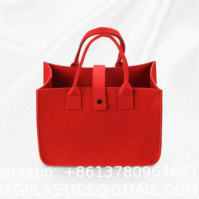 Logo DIY Personalized Grocery Bag Wholesale Shopping Bags Customization Cheap Handbags Casual Felt Women Shopping Handbags For Daily Use