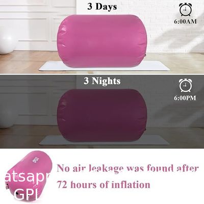 Inflatable Gymnastics Air Roller Set, Tumble Rolling Air Roller Gymnastics Barrel With Electric Pump For Kids Adults Home Outdoor Gymnastic Training Cheerleading Yoga