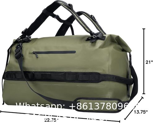 Large Waterproof Duffel Bag Rolltop Dry Backpack Duffle Bags For Kayaking, Rafting, Boating, Swimming, Camping, Travel, Gym, Beach, 60L/80L