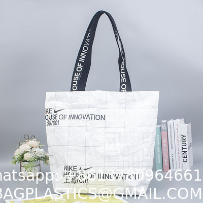 Tyvek And Kraft Paper Tote Bag, Large Size With Long Strap, Washable Eco Friendly Bag For Home, Office, Travel Tote Bag Women’s Kraft Paper Work Handbags Purses with Top Handle