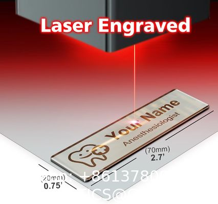 Metal Engraved Name Badge, Custom Name Tag, Personalized Plastic Or Metal ID Name Plate, Solid Brass Name Tag With Magnetic, Pin Or Clutch Back, ornaments, Police, Fire Department Name Badge ID Pin