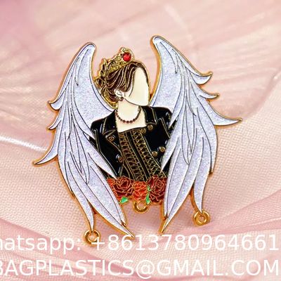 Manufacturer Custom Fashion Pins Metal Logo Badges Brooch Hard Soft Enamel Pins Lapel Pins For Clothes Decorative Hard Enamel Badge Fashion Jersey Decorative Lapel Pins for Clothes