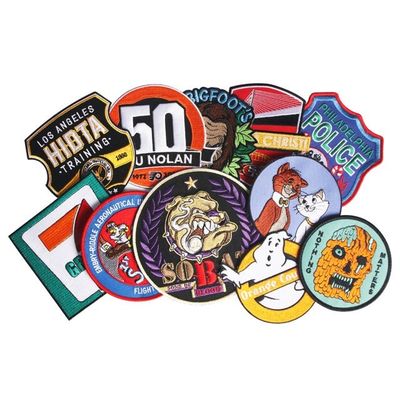 Garment Accessories, Tactical Morale Patch Bundle, Full Embroidery Loop And Hook Patches Set For Caps, Bags, Backpacks, Vest, Military Uniforms,Tactical Gears