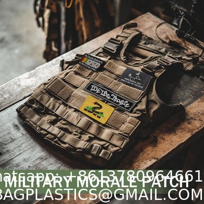 Garment Accessories, Tactical Morale Patch Bundle, Full Embroidery Loop And Hook Patches Set For Caps, Bags, Backpacks, Vest, Military Uniforms,Tactical Gears