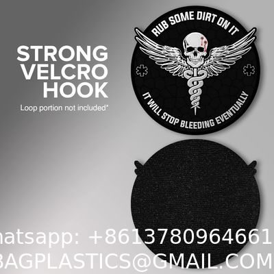Tactical Patch, Morale Patch, EMT Patch, Funny Patches, Rubber Patches Manufacturer Custom Soft Rubber Embossed Patch Hook And Loop PVC Patches For Clothing
