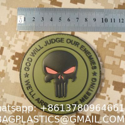 Tactical Patch, Morale Patch, EMT Patch, Funny Patches, Rubber Patches Manufacturer Custom Soft Rubber Embossed Patch Hook And Loop PVC Patches For Clothing
