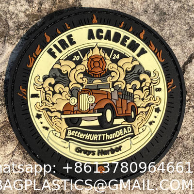 Tactical Patch, Morale Patch, EMT Patch, Funny Patches, Rubber Patches Manufacturer Custom Soft Rubber Embossed Patch Hook And Loop PVC Patches For Clothing