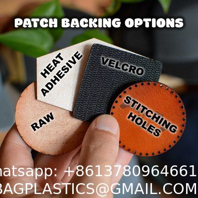 Best Supplier China Manufacturer Hot Sale Debossed Leather Logo Name Label Iron On Sew On Custom Leather Patch For Caps Hats Jeans