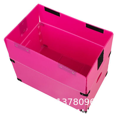Corrugated Plastic Carton Box Twin Wall Pp Box Shipping Box Heavy-Duty Collapsible Storage Containers 3mm Thick PP Plastic Moving Boxes Space-Saving Design Cutting Processing